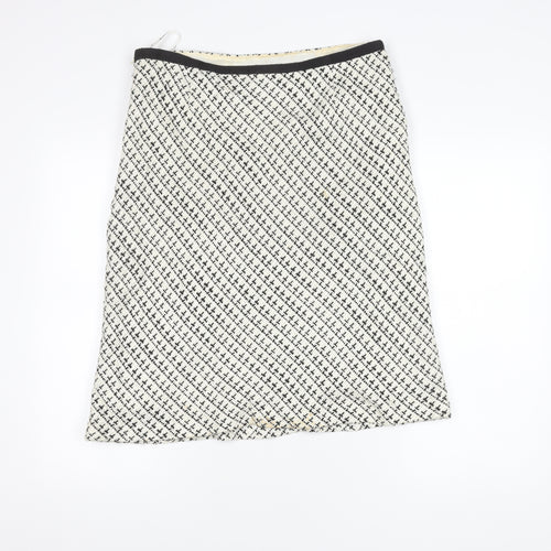 Planet Women's Multicoloured A-Line Check Skirt, Size 12