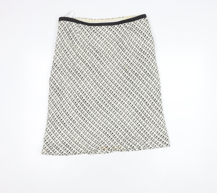 Planet Women's Multicoloured A-Line Check Skirt, Size 12