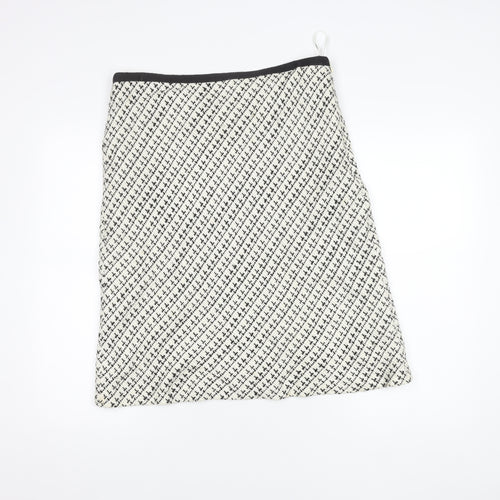 Planet Women's Multicoloured A-Line Check Skirt, Size 12