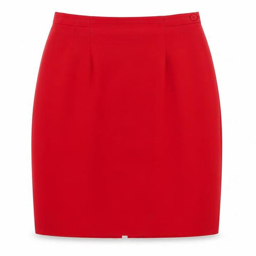 Precis Petite Women's Red Knee Length Pencil Skirt 16