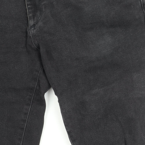 River Island Men's Black Skinny Trousers 34L