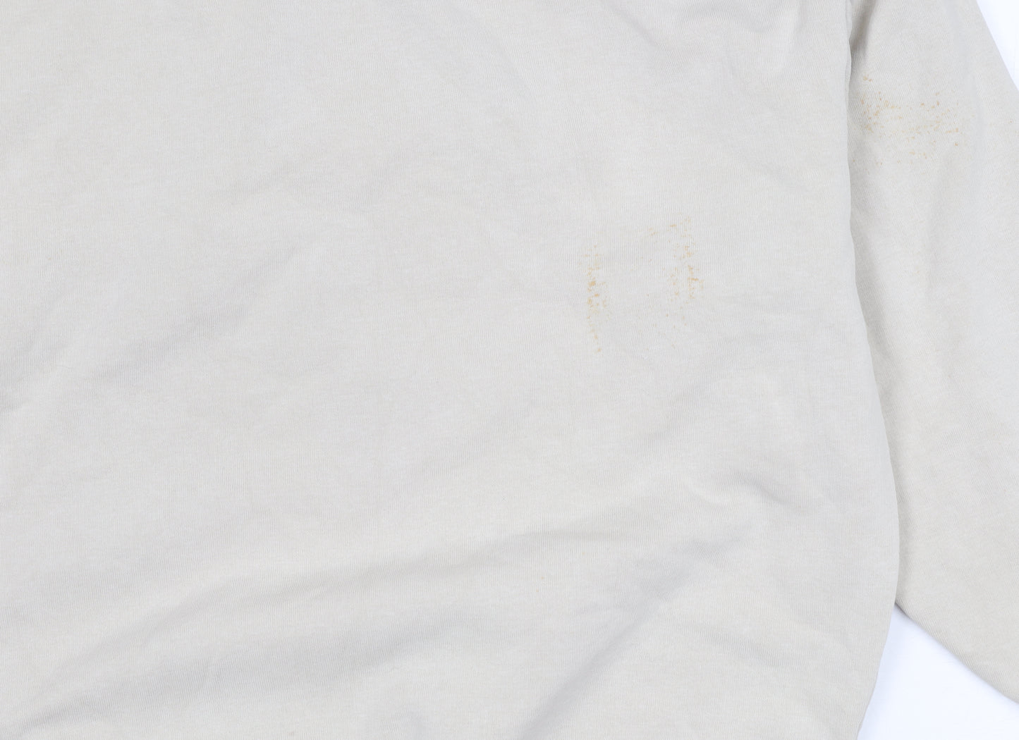 Supply & Demand Beige Sweatshirt Unisex Size L with Zip