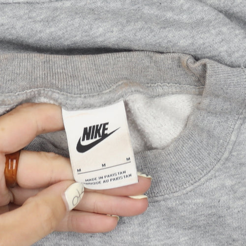 Nike Grey Unisex Crew Neck Sweatshirt M