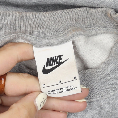 Nike Grey Unisex Crew Neck Sweatshirt M