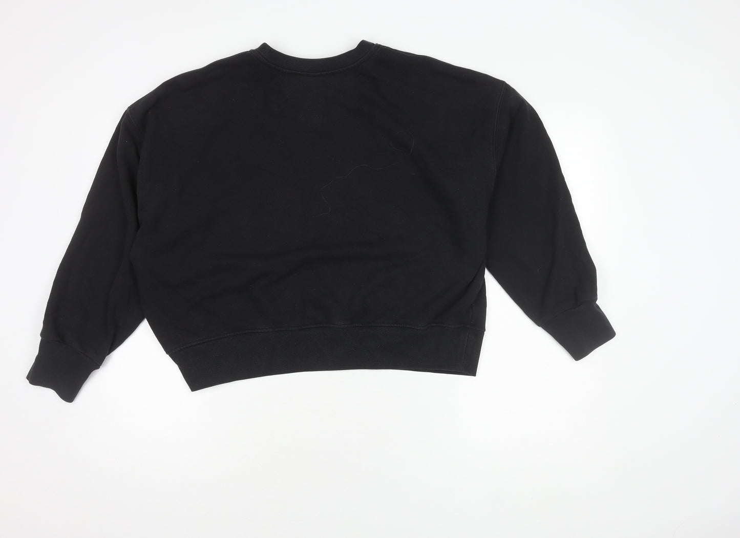 Uniqlo Women's Black Pullover Sweatshirt - Size L