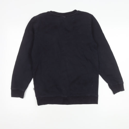 Napapijri Boys Black Logo Sweatshirt - Size 12