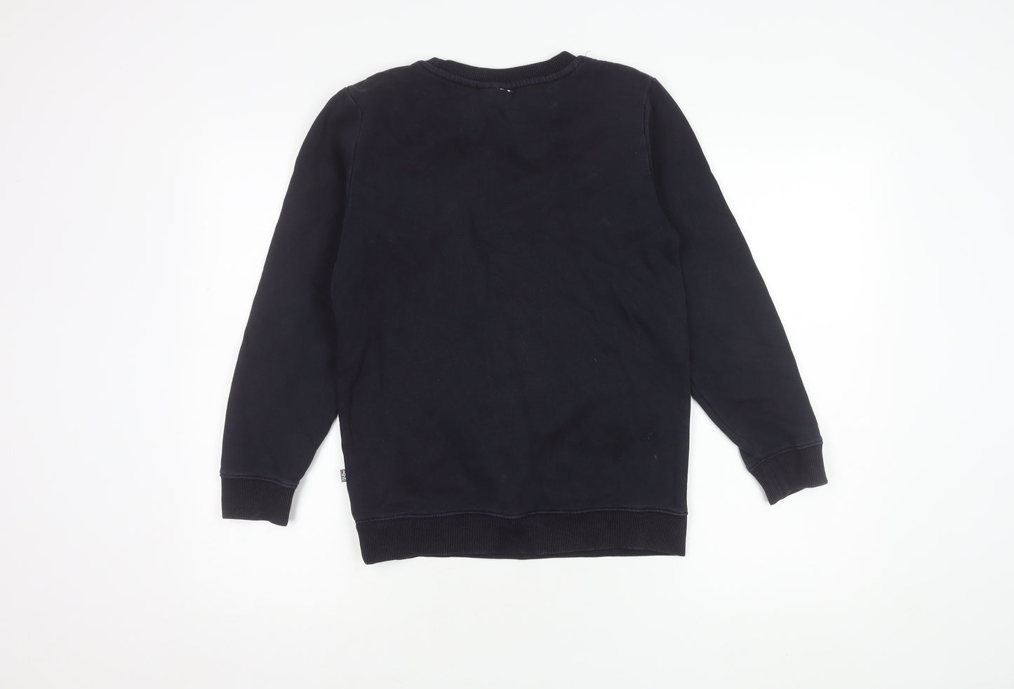 Napapijri Boys Black Logo Sweatshirt - Size 12