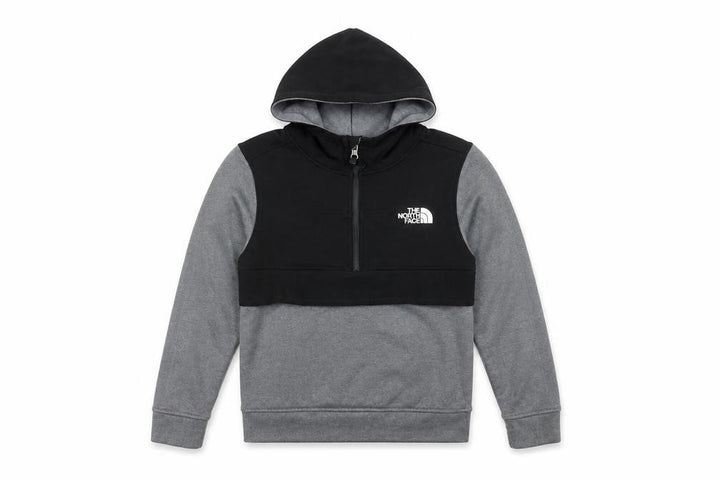 The North Face Boys Black Full Zip Hoodie M Hiking