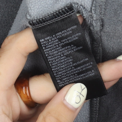 The North Face Boys Black Full Zip Hoodie M Hiking
