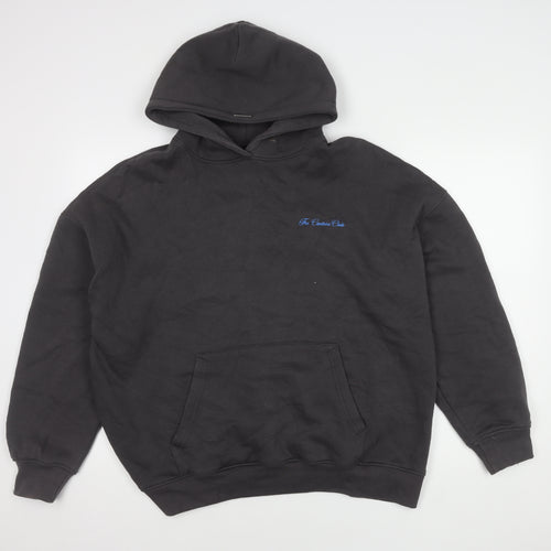 Couture Unisex Black Pullover Hoodie, 4 Plus, Urban Style