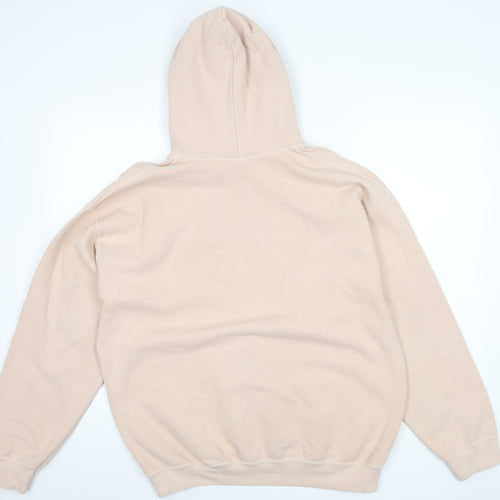 Topshop Women's Beige Pullover Hoodie S