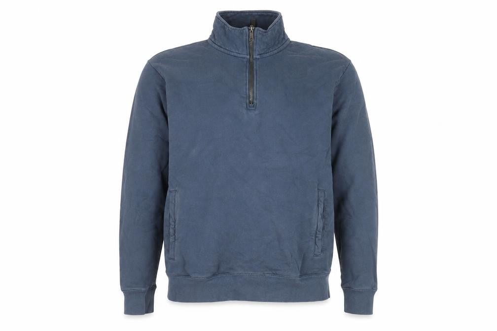 Front view of Marks & Spencer Men's Blue Pullover M Sweatshirt