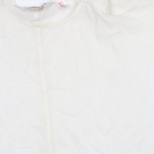 French Connection Women's Ivory Blouse, S, Casual