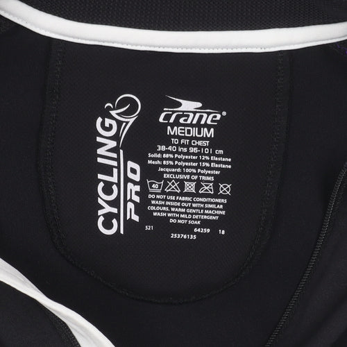 Crane Men's Black/White Cycling Jersey M