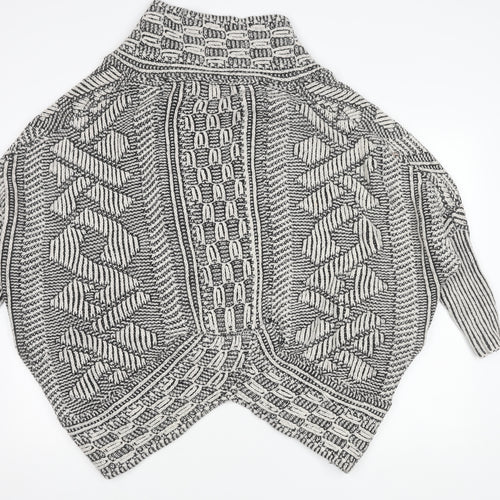 Zara Women's Multicoloured Cape Jumper M