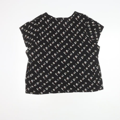 Friends Women’s Black XL T-Shirt TV Show Style