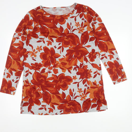 Damart Women's Multicoloured Floral Pullover Jumper M