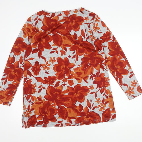 Damart Women's Multicoloured Floral Pullover Jumper M