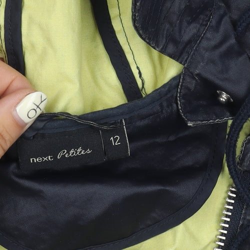 Next Women’s Black Petite Parka Size 12