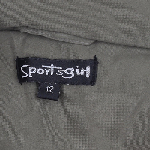 Sportsgirl Women’s Green Puffer Jacket Size 12