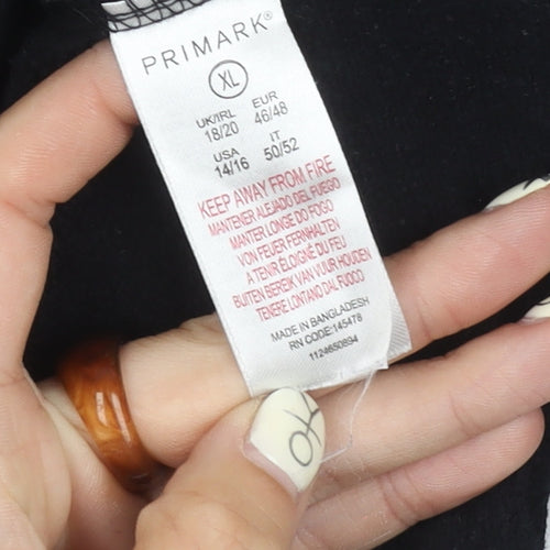 Primark Women's Black XL Logo Sweatshirt