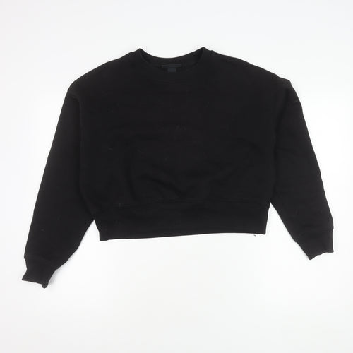 Monki Women's Black Pullover Sweatshirt Size S