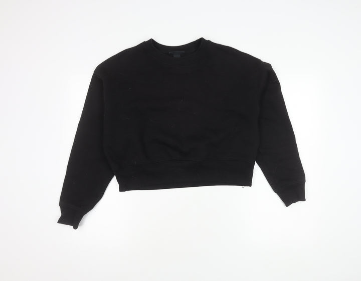 Monki Women's Black Pullover Sweatshirt Size S