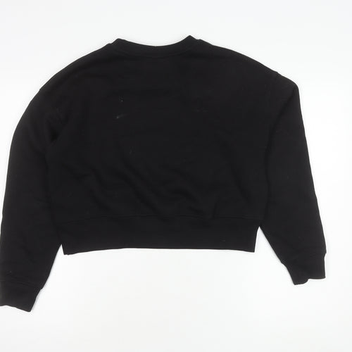 Monki Women's Black Pullover Sweatshirt Size S