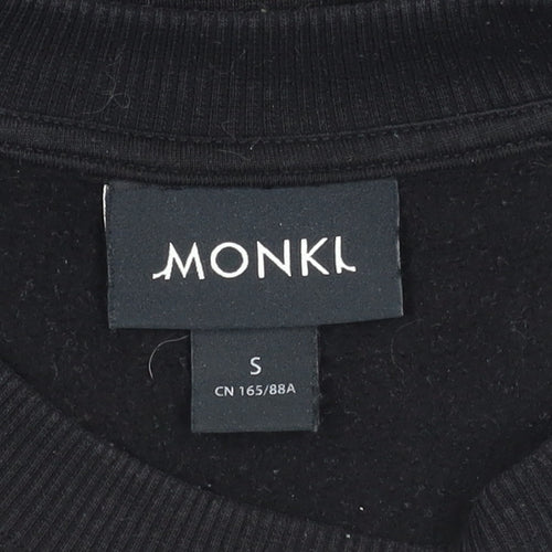 Monki Women's Black Pullover Sweatshirt Size S