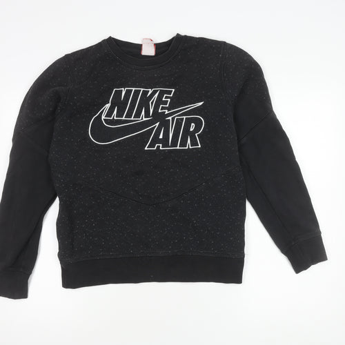 Nike Unisex Adults Black Pullover Sweatshirt S