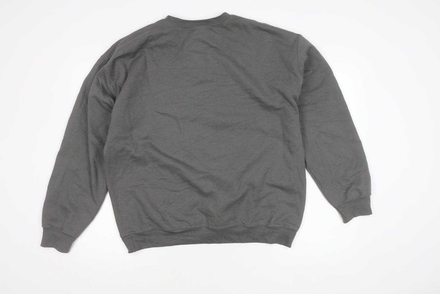 Ariana Grande Grey Women L Pullover Logo Sweatshirt