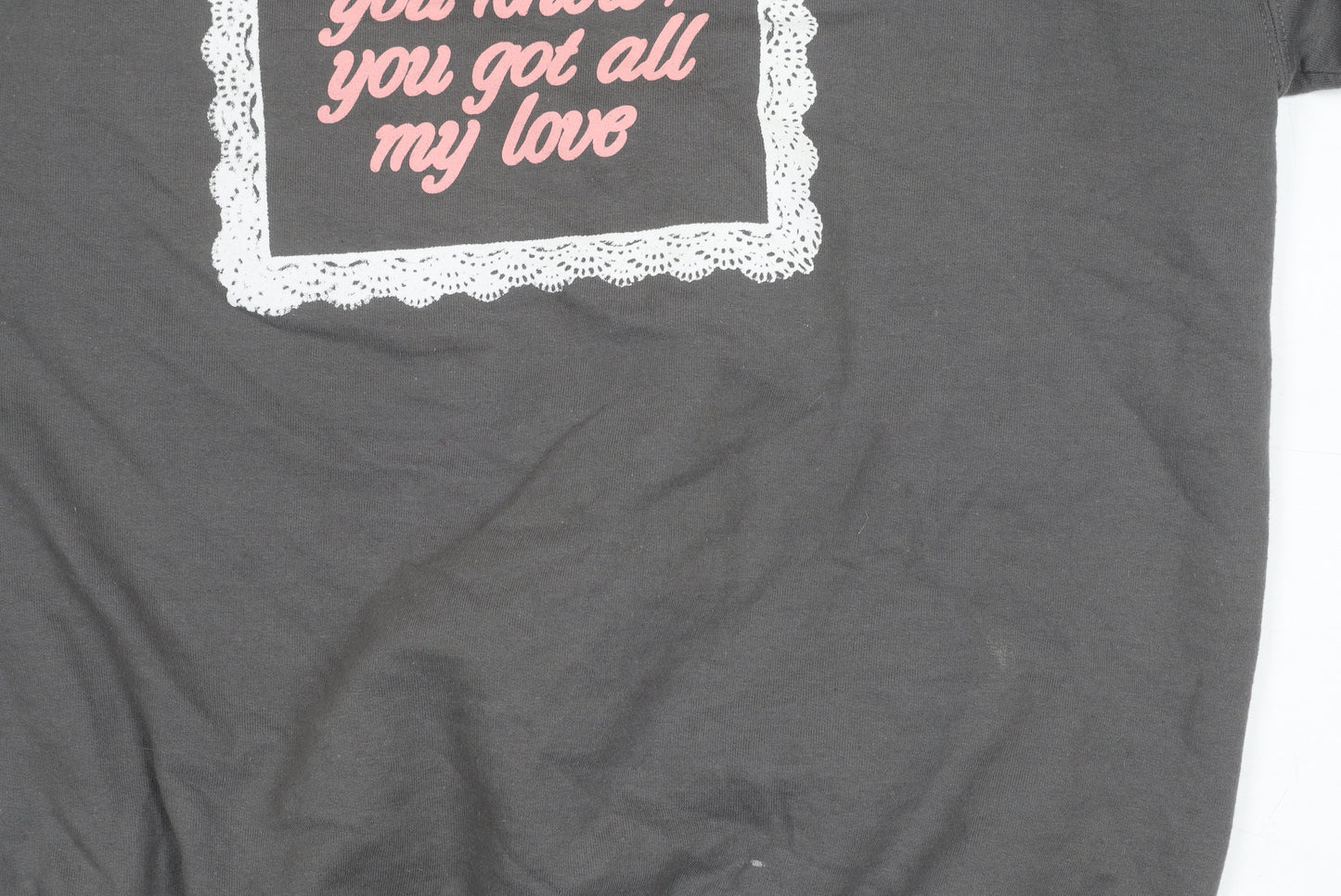 Ariana Grande Grey Women L Pullover Logo Sweatshirt