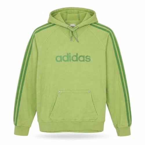 Adidas Unisex Kids Green Pullover Hoodie 10-11 Years