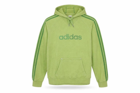 Adidas Unisex Kids Green Pullover Hoodie 10-11 Years