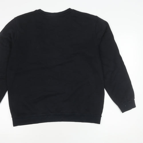 Puma Unisex Black Pullover Sweatshirt, Size M