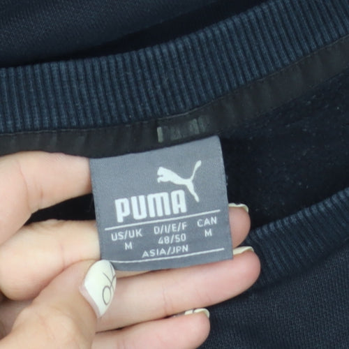 Puma Unisex Black Pullover Sweatshirt, Size M