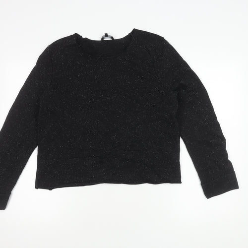 ME+EM Women's Black Sweatshirt Size 14 Long Sleeve