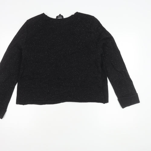 ME+EM Women's Black Sweatshirt Size 14 Long Sleeve