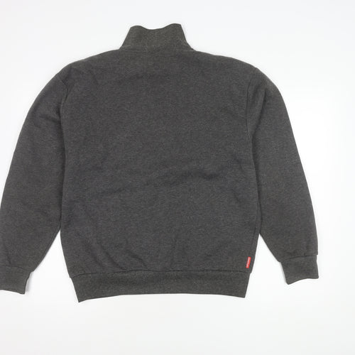 Slazenger Men's Grey 1/4 Zip Sweatshirt M