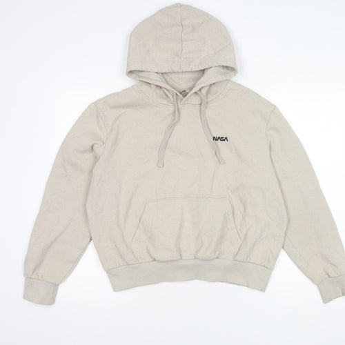 H&M Beige Unisex NASA Hoodie M Pullover