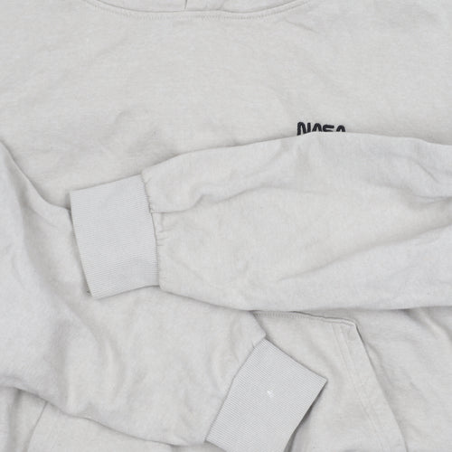 H&M Beige Unisex NASA Hoodie M Pullover