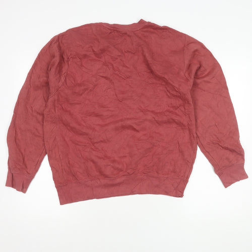 Nike Men's Red Pullover Sweatshirt M Logo