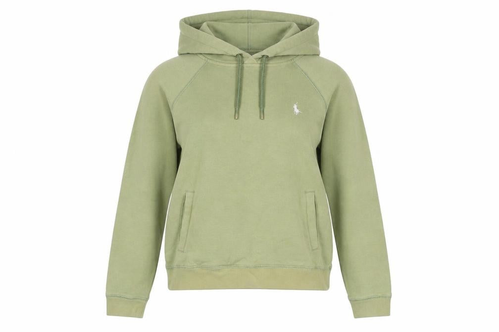 Front view of Jack Wills Women's Green Hoodie, size 10