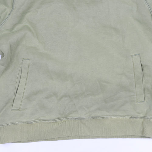 Jack Wills Women's Green Hoodie Size 10