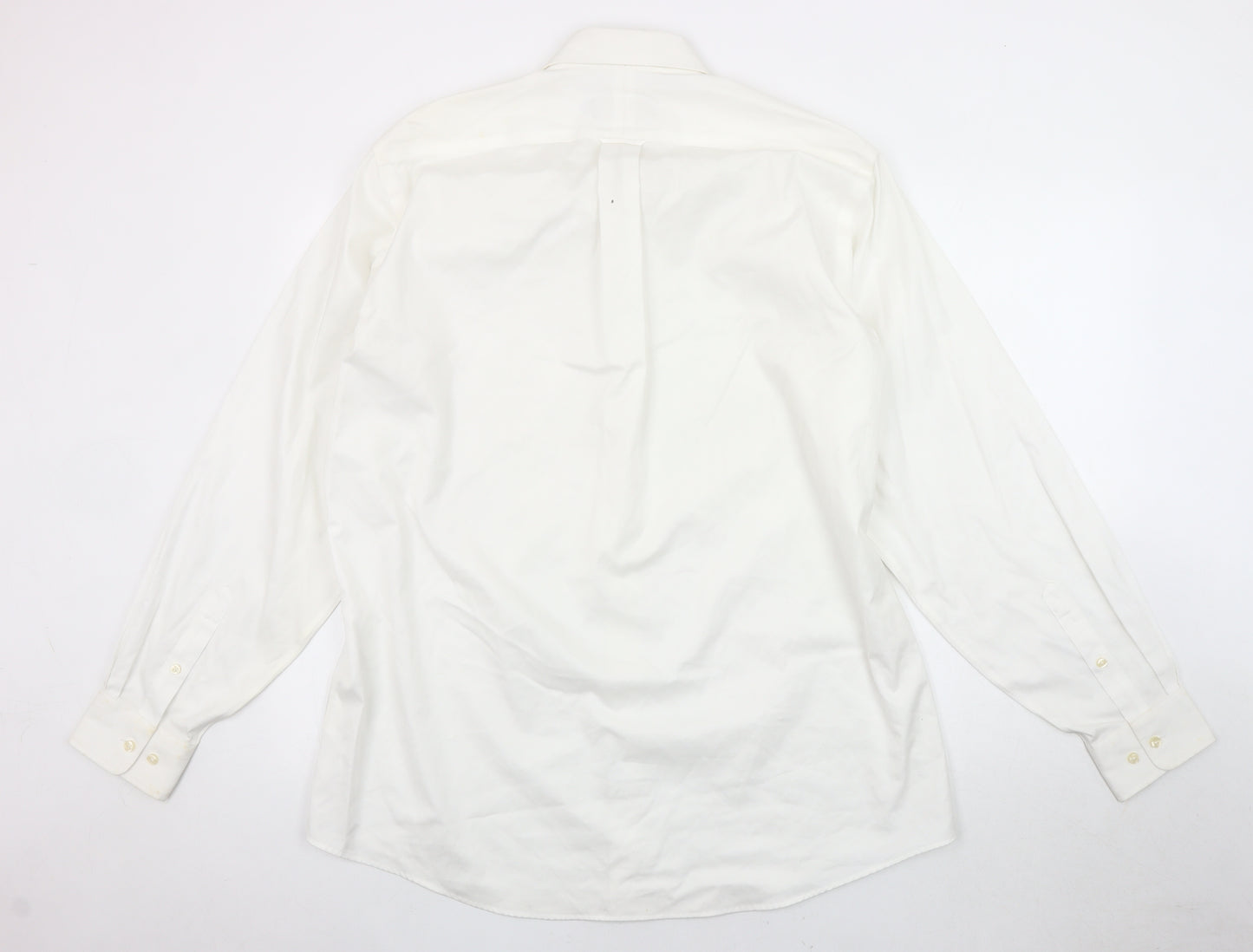 Kirkland Men's White Long Sleeve Shirt 16-16.5