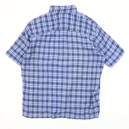 Marc O'Polo Men's Blue Checkered Shirt XL Casual