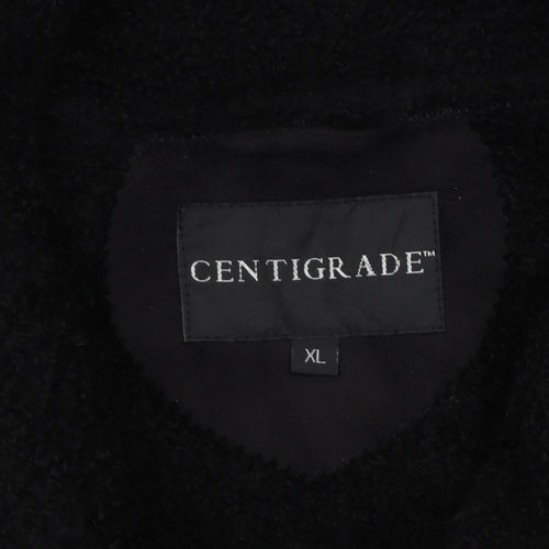 Centigrade Women's Black XL Coat Relaxed Fit