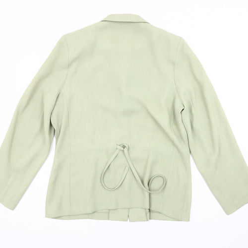 Amaranto Women's Green Blazer Size 16