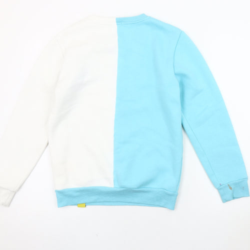 Norris Nuts Boys Colourblock Sweatshirt Blue/White 12Y Pullover