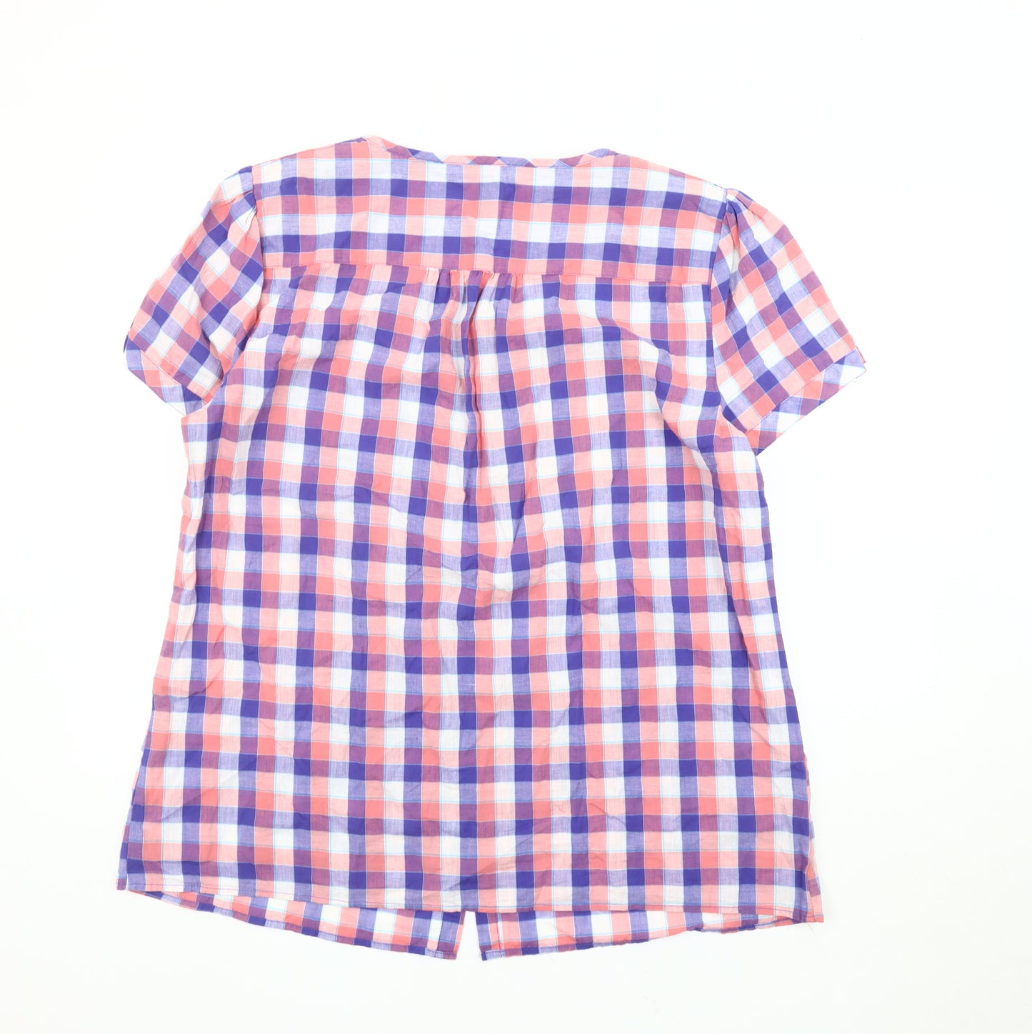Maine Women's Multicoloured Plaid Blouse Size 18